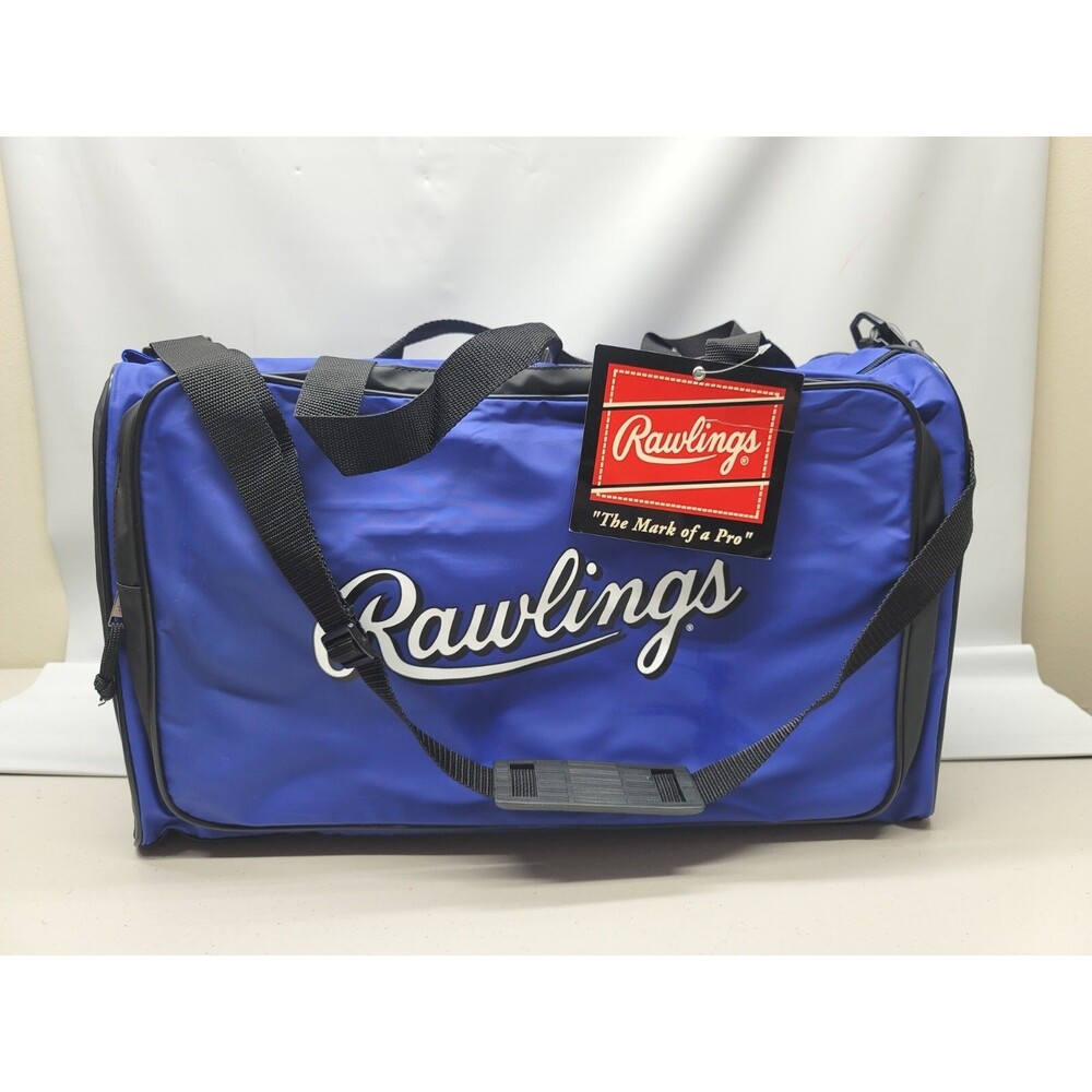 Vtg RAWLINGS Gym Travel Duffle Sports Blue Bag NCAA 2000 Final 4 Indianapolis